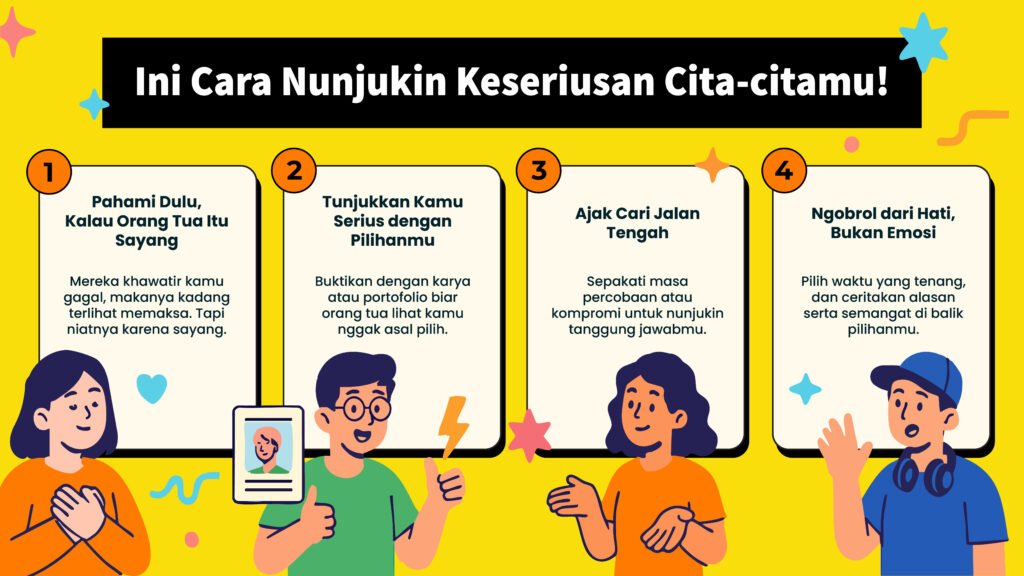 Ini cara nunjukin keseriusan cita-citamu