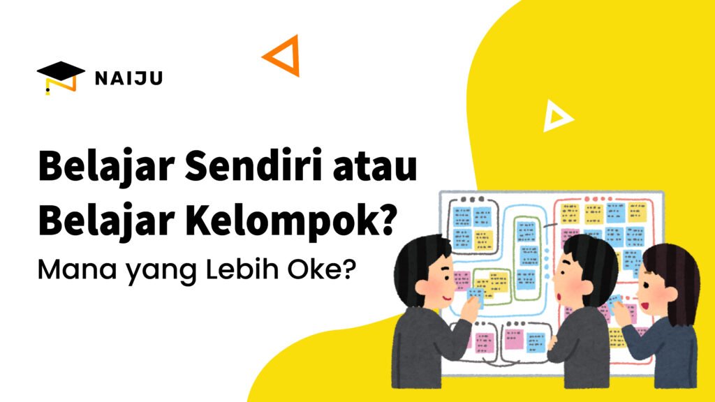 Belajar sendiri bikin fokus, belajar kelompok bikin semangat. Pilih cara yang paling cocok biar persiapan ujianmu lebih maksimal!