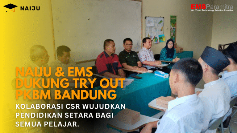 Naiju dan EMS Paramitra Dukung Try Out PKBM Bandung