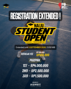 NAIJU Student Open Padel Tournament 2026: Info, Hadiah & Cara Daftar