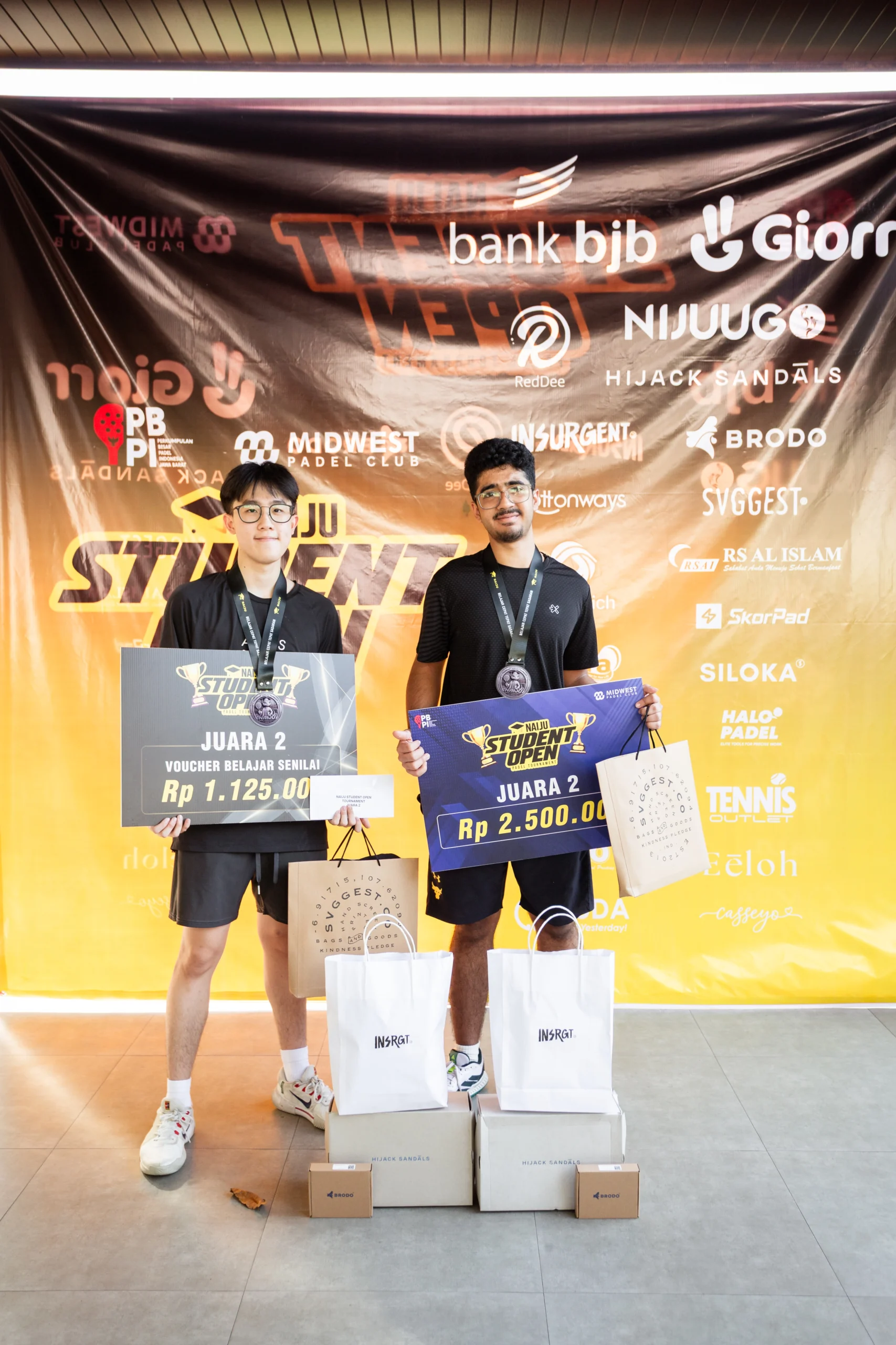 Juara 2 NAIJU Student Open Padel Tournament
